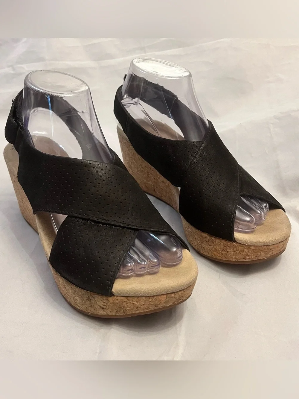 Clarks Women's Annadel Eirwyn Wedge Cork Sandal